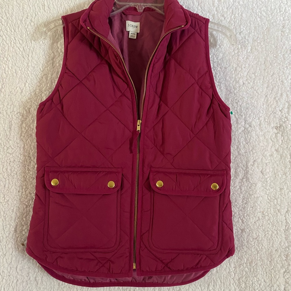 Pink J.Crew vest size XXS - Picture 2 of 7